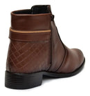 2 Pares Bota Feminina Montaria Cano Longo E Coturno Curto